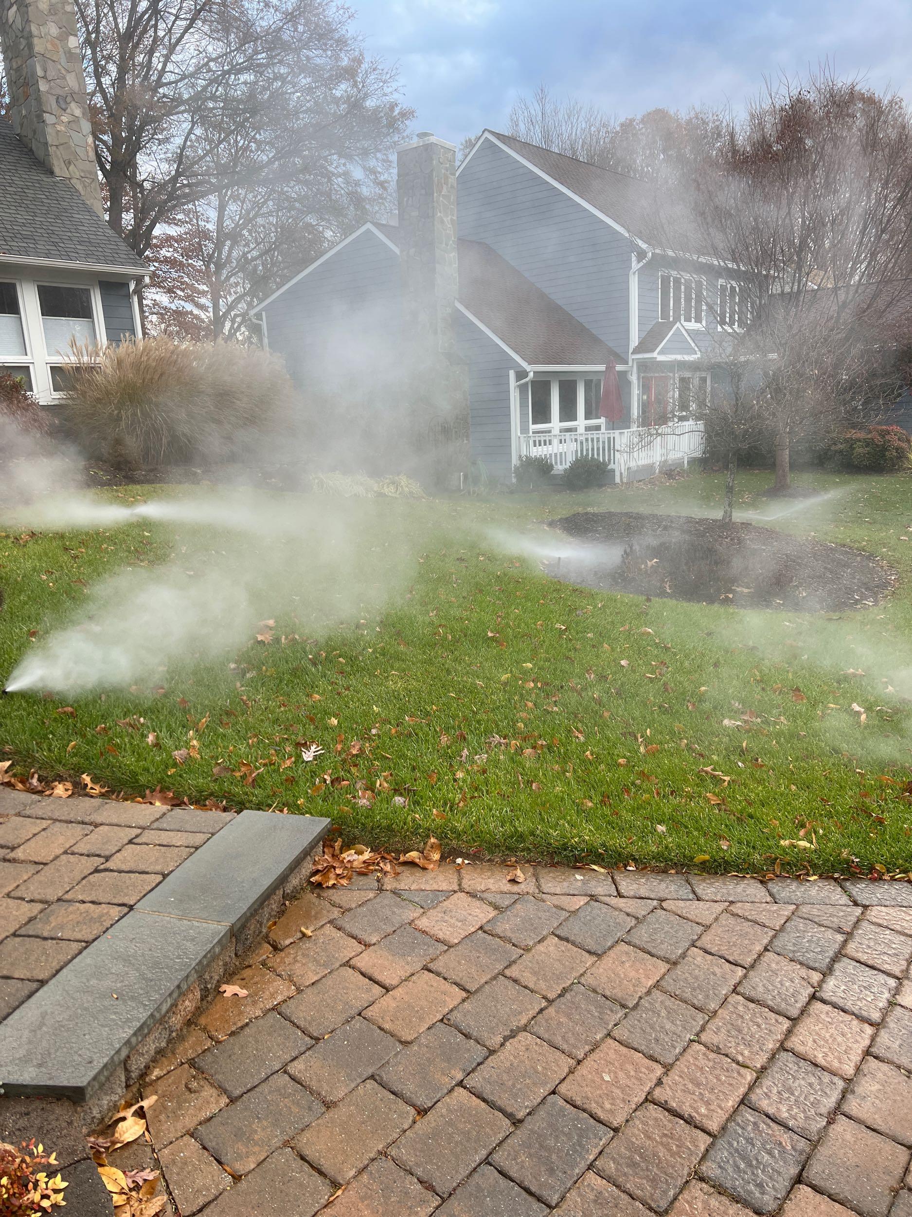 Lawn aeration service